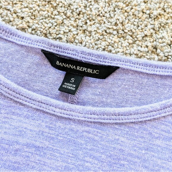 ⭐Purple Banana Republic Soft Short Sleeve Shirt Small ⭐ - Picture 8 of 9